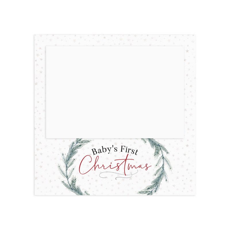 SUBLIMATION BABY'S FIRST CHRISTMAS PHOTO FRAME