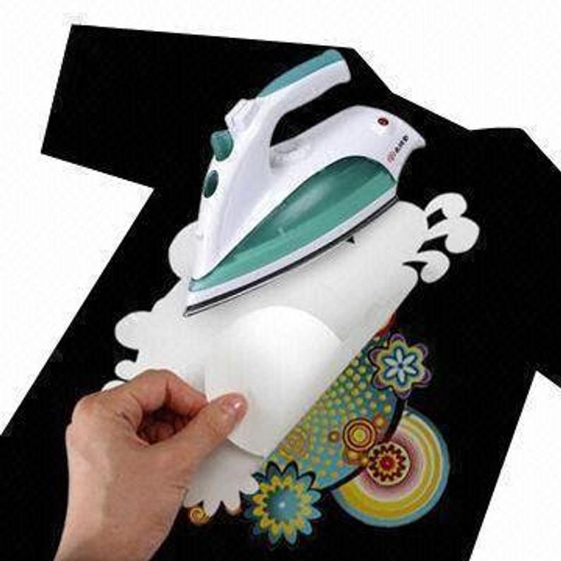 Inkjet Heat Transfer Sublimation Printing Paper T-Shirt Light dark black  Fabric Transfer Paper for Cotton Garment Thermal Paper - AliExpress