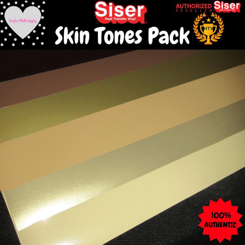 Siser EasyWeed Skin Tones Bundle 12 x 15 - 6 Sheet Bundle