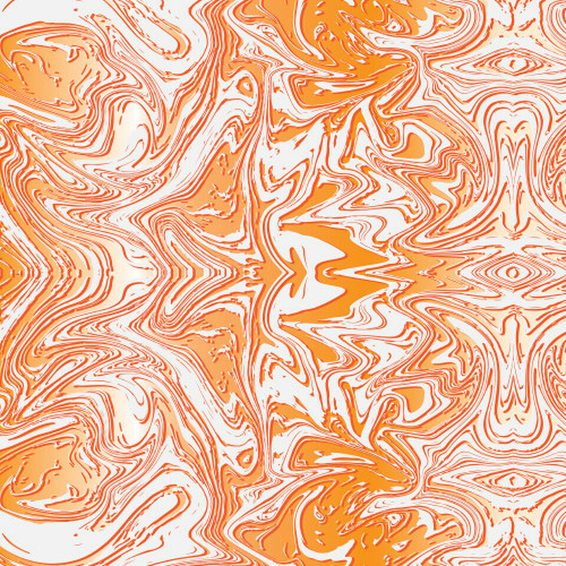 Permanent Vinyl -Orange Water Marble- Permanent Vinyl / Printed Permanent Vinyl