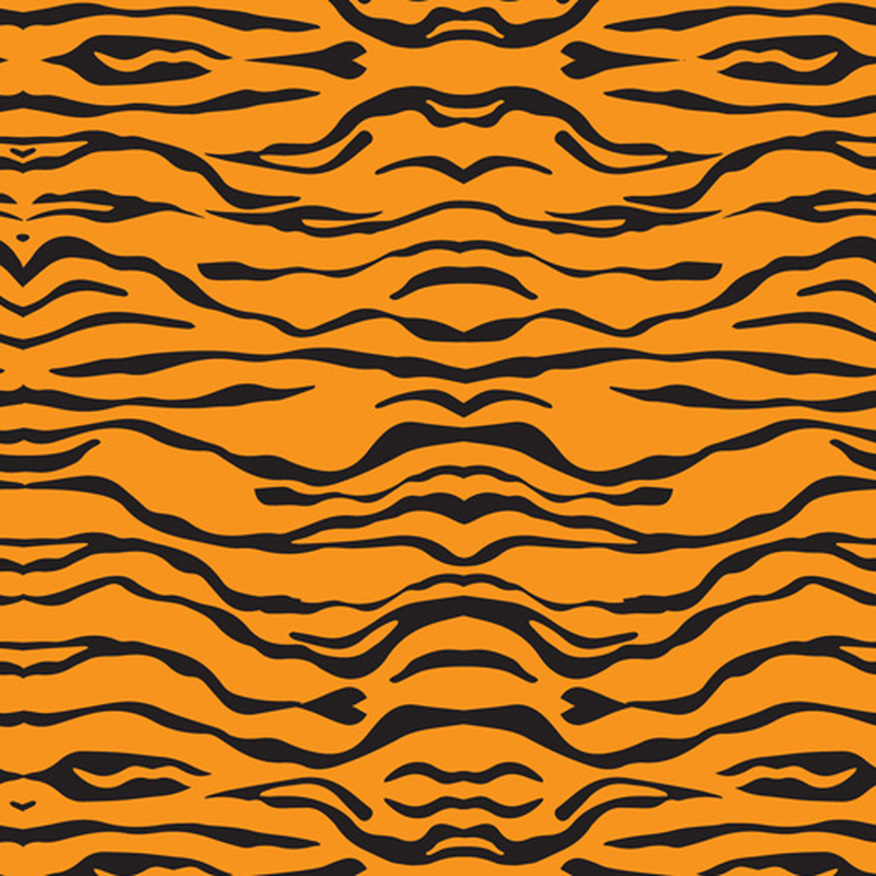 Pattern Permanent Vinyl- Tiger Stripes- Permanent Vinyl / Printed Permanent Vinyl