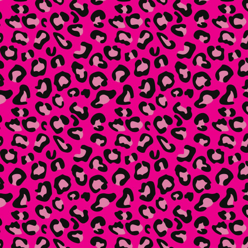 Pattern Permanent Vinyl- Pink Leopard  - Permanent Vinyl / Printed Permanent Vinyl