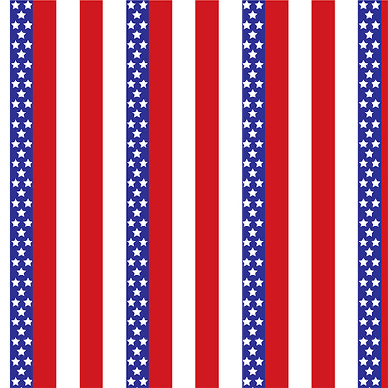 Pattern Permanent Vinyl- USA Flag Stripes - Permanent Vinyl / Printed Permanent Vinyl