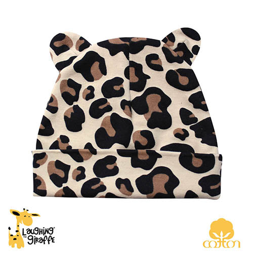 Leopard Print Baby Beanie Hat