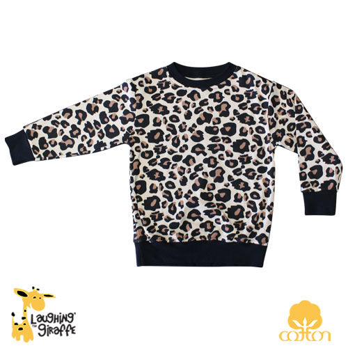 Baby Pullover T ShirtS – Leopard – 100% Cotton