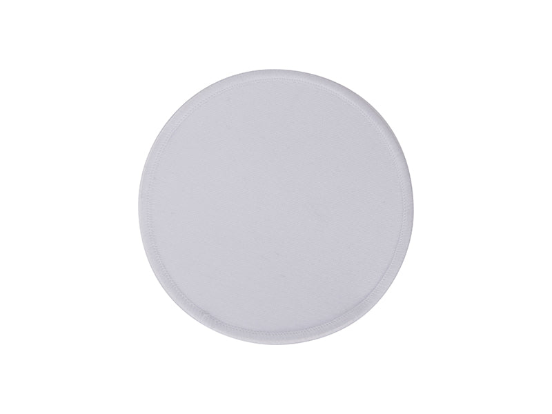 WHITE ROUND 3" DIAMETER FABRIC PATCH WITH SEALING EDGE