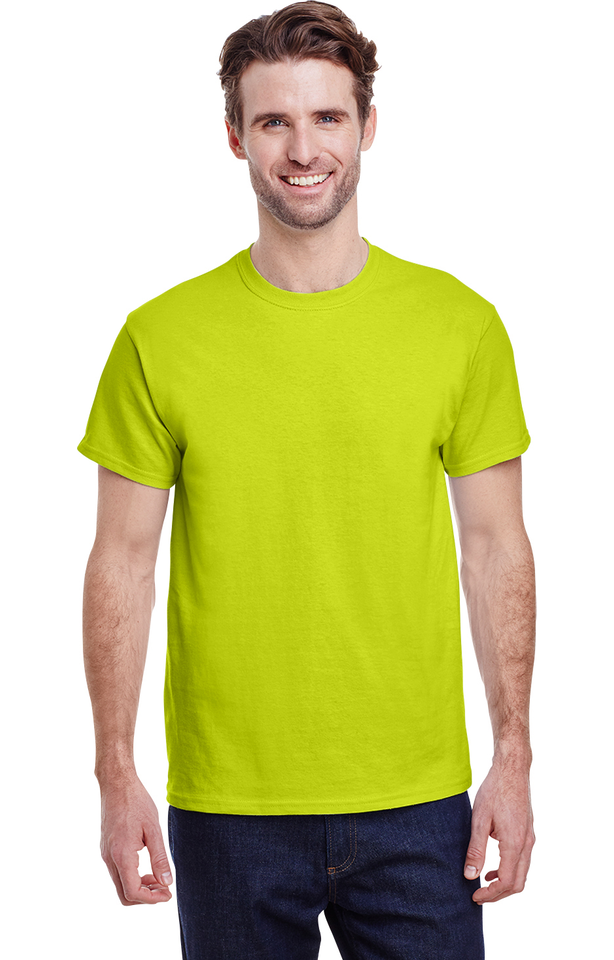 Safety Green Gildan Adult Unisex Heavy Cotton™ 5.3 oz. T-Shirt