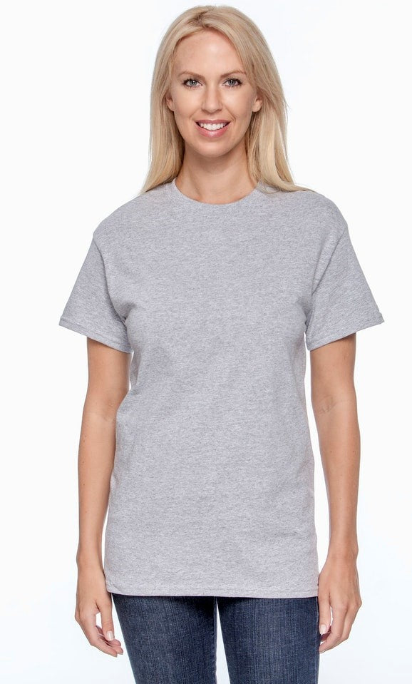 Sport Gray Gildan Adult Unisex Heavy Cotton™ 5.3 oz. T-Shirt