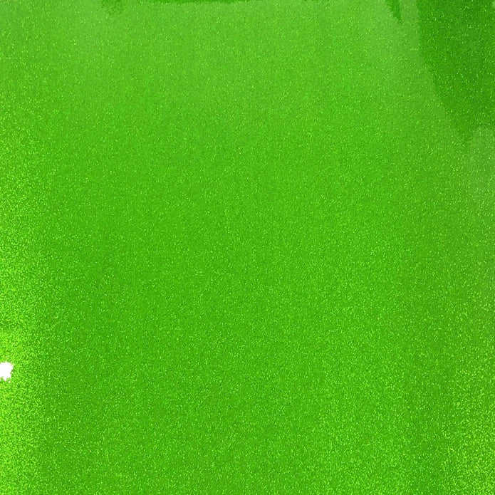 Green Apple VTS Transparent Glitter Adhesive Vinyl