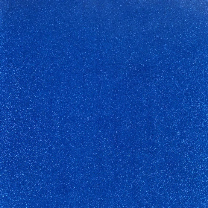 Blue VTS Transparent Glitter Adhesive Vinyl