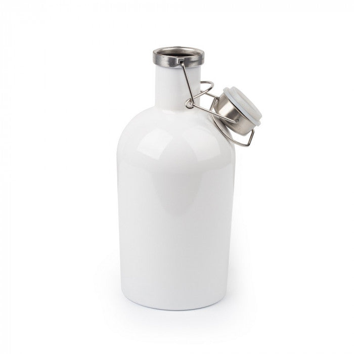 White Sublimation Water Bottle Growler 64 oz