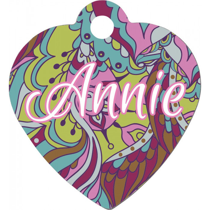 Sublimation White Heart Pet Tag | Sublimation Blanks