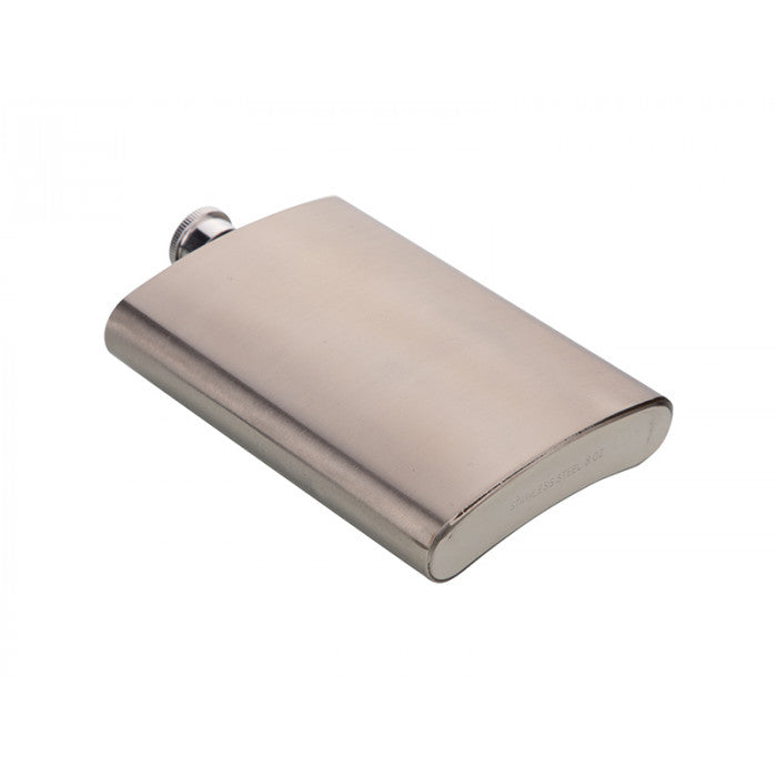 SUBLIMATION SILVER 8OZ STAINLESS STEEL FLASK